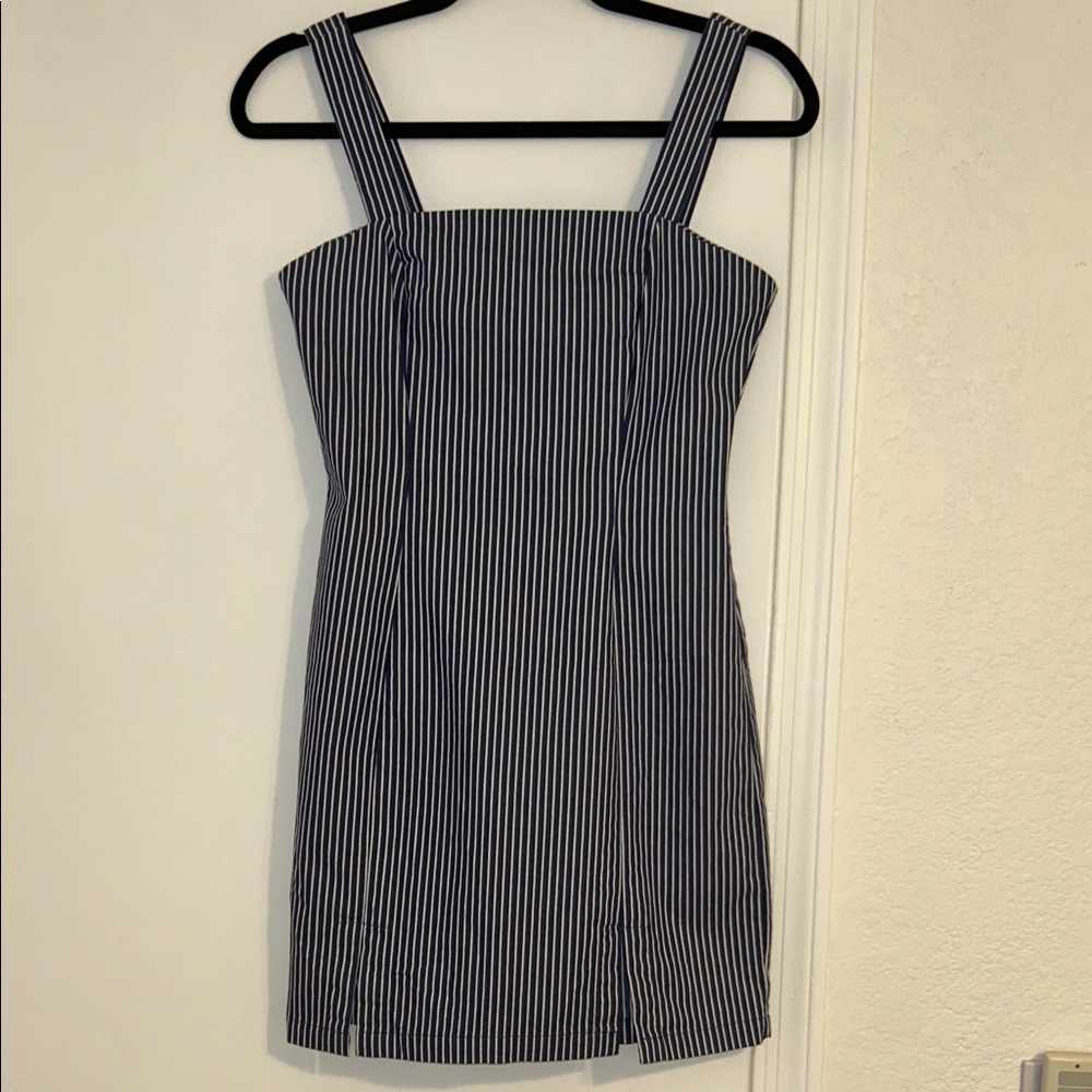 Forever 21 Blue and White Striped Mini Dress